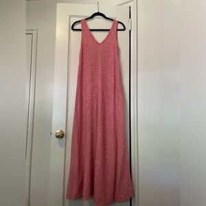 Loft v-neck maxi dress with pockets